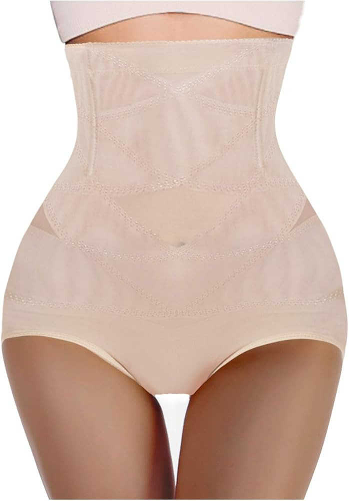 Nebility Women Butt Lifter Shapewear Hi-Waist Double Tummy Control Panty Waist Trainer Body Shaper | Amazon (US)