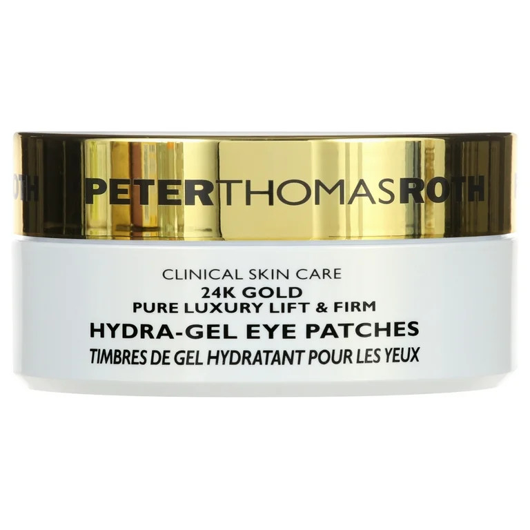 Peter Thomas Roth 24K Gold Pure Luxury Lift & Firm Hydra Gel Eye Patches 60 count | Walmart (US)