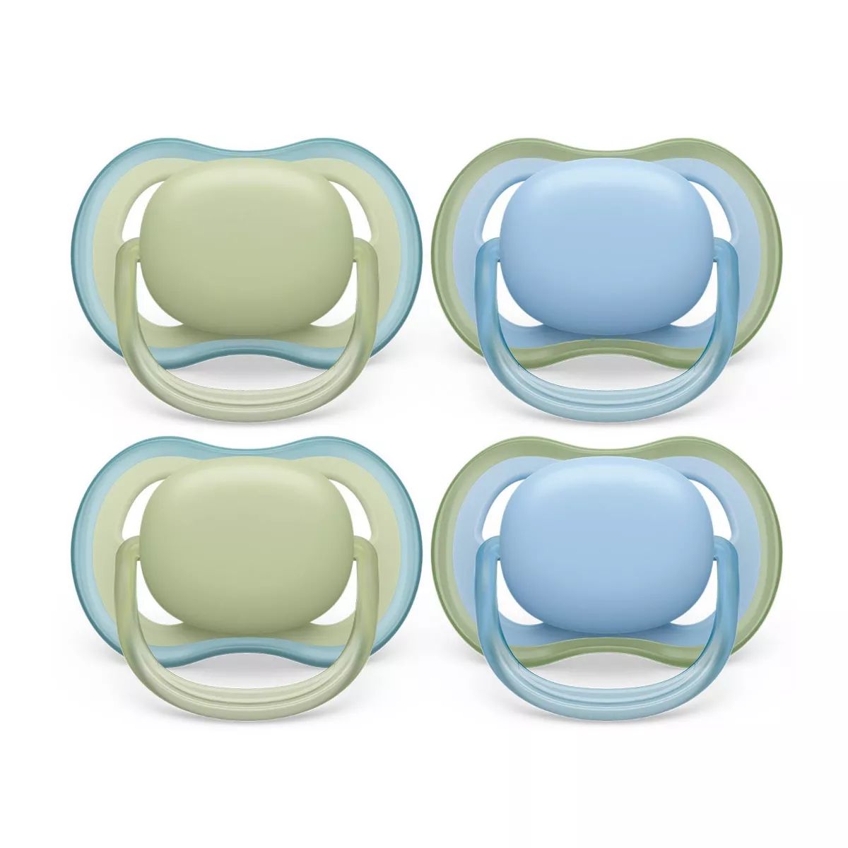 Avent Philips Ultra Air Pacifier 0-6 Months - Pastel Green/Celestial Blue - 4pk | Target