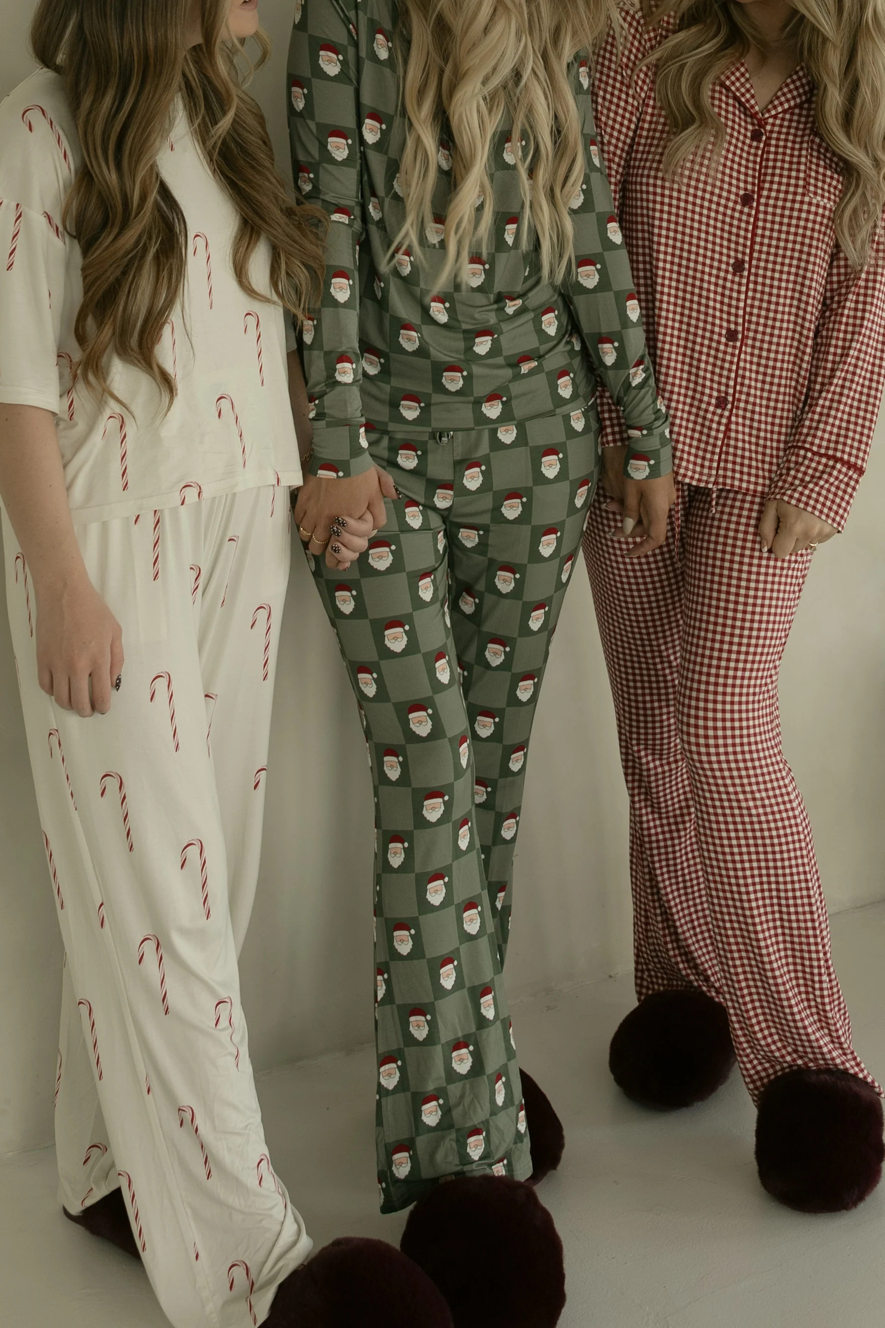 Women's Boxy Tee Lounge Set | Candy Cane | Forever French