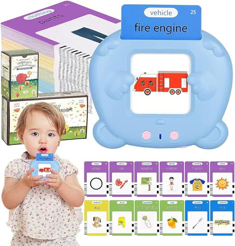 SEKEAHU Learning Toddler Toys for 2 3 4 5 6 Year Old Boys and Girls Gifts, Learning Talking Flash Cards with 224 Sight Words, Speech Therapy Toys, Autism Sensory Toys | Amazon (US)