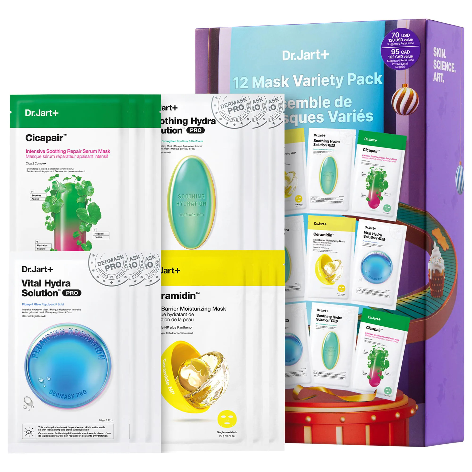Dr. Jart+ Korean Sheet Mask 12 Pack Gift Set | Sephora (US)