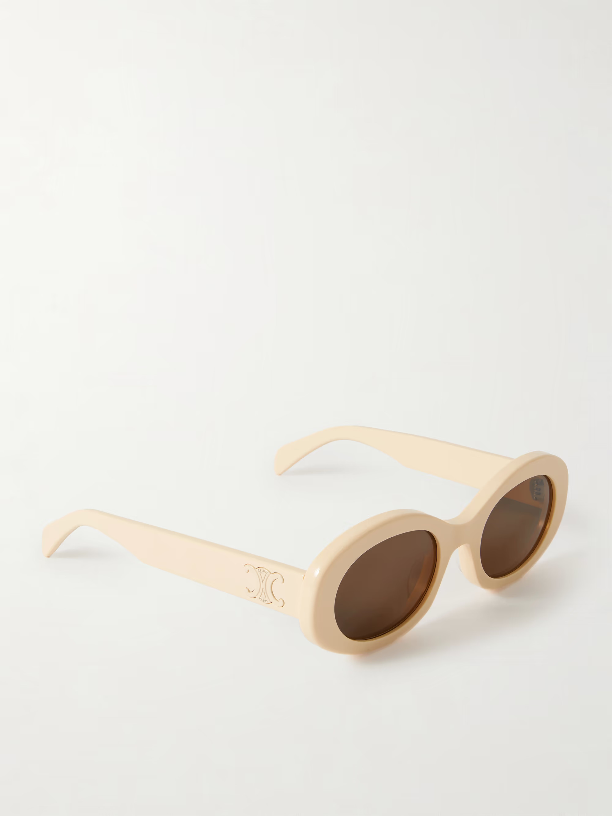 Triomphe oval-frame acetate sunglasses | NET-A-PORTER APAC