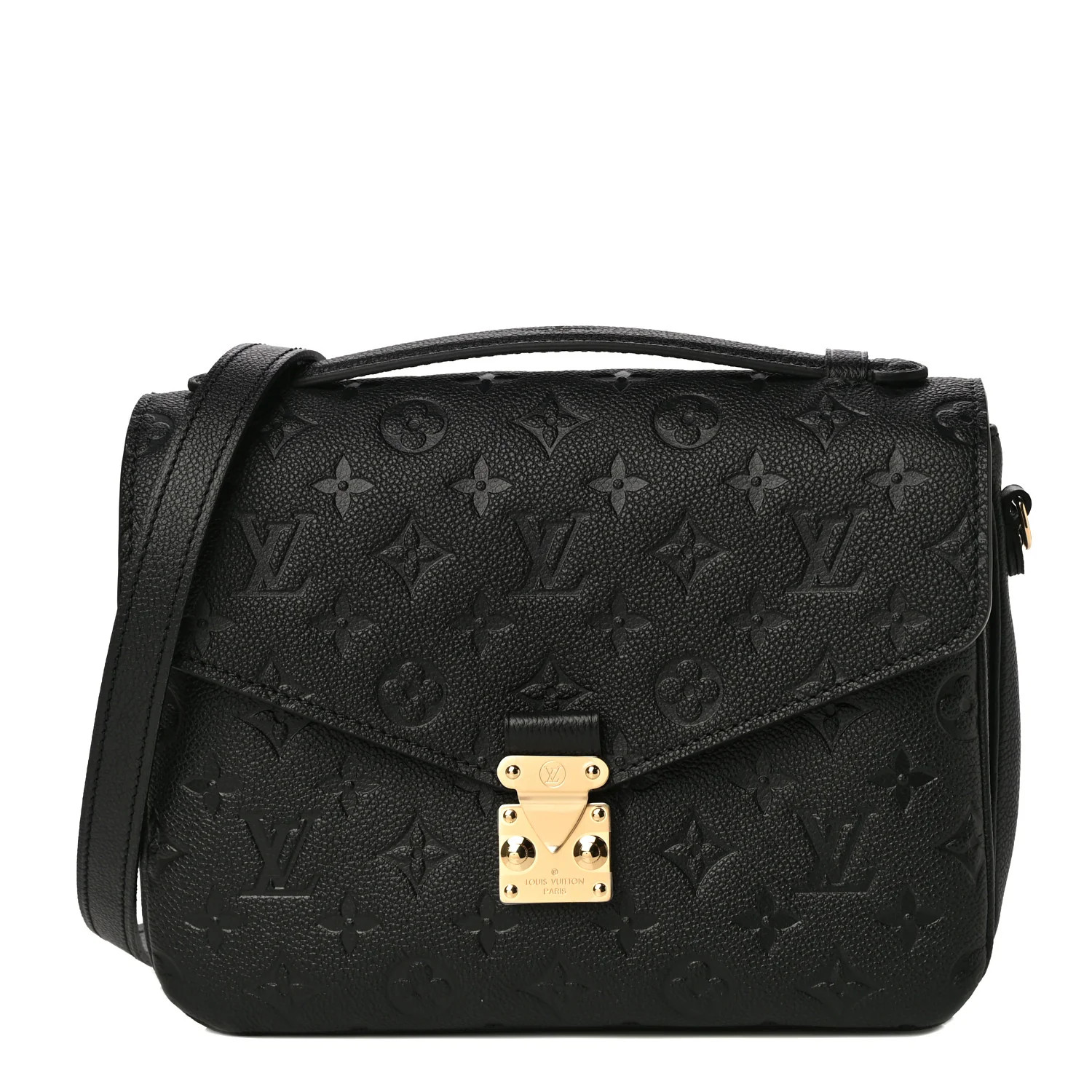 LOUIS VUITTON Empreinte Pochette Metis Black | FASHIONPHILE | Fashionphile
