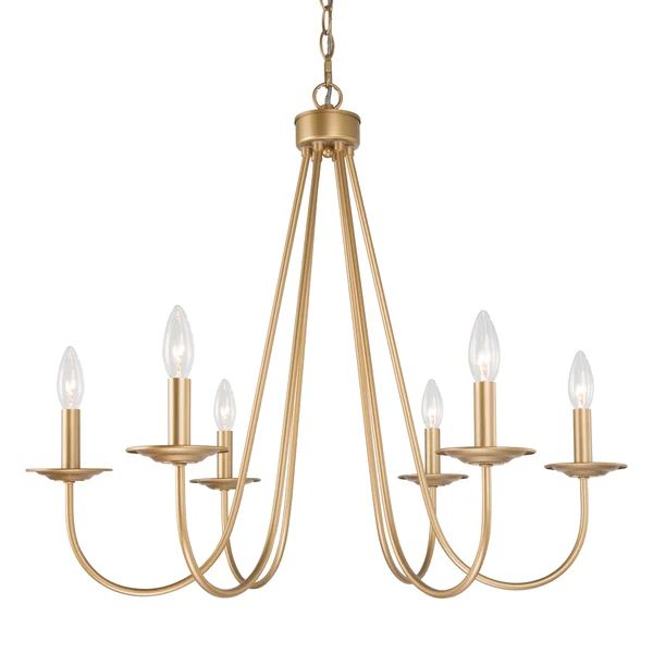 Eliel 6 - Light Candle Style Empire Chandelier | Wayfair North America