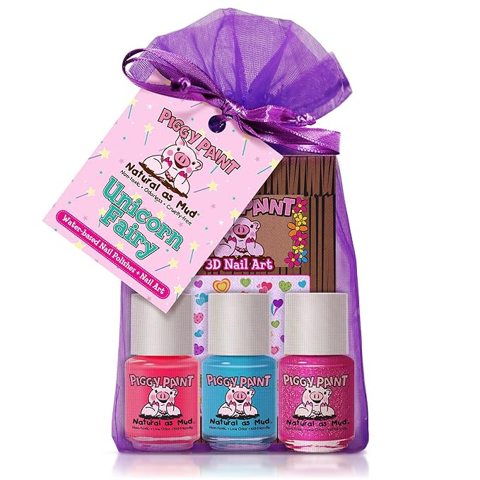 Piggy Paint | 100% Non-Toxic Girls Nail Polish | Safe, Cruelty-free, Vegan, & Low Odor for Kids |... | Amazon (US)
