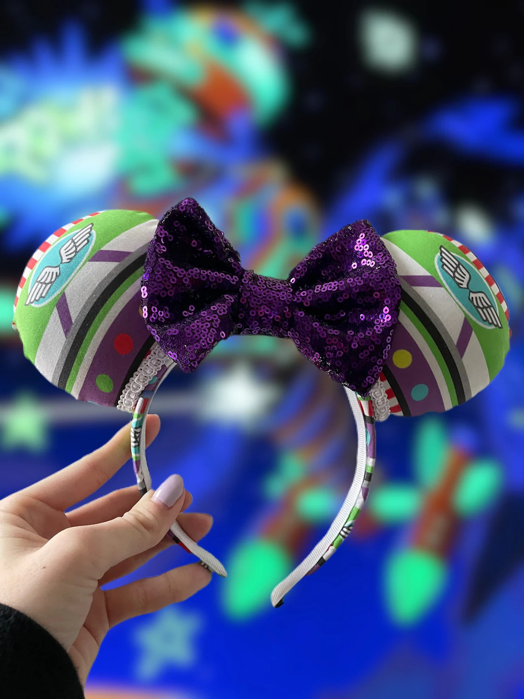 Galactic Hero Inspired Mouse Ears Buzz Lightyear Mouse Ears - Etsy | Etsy (US)