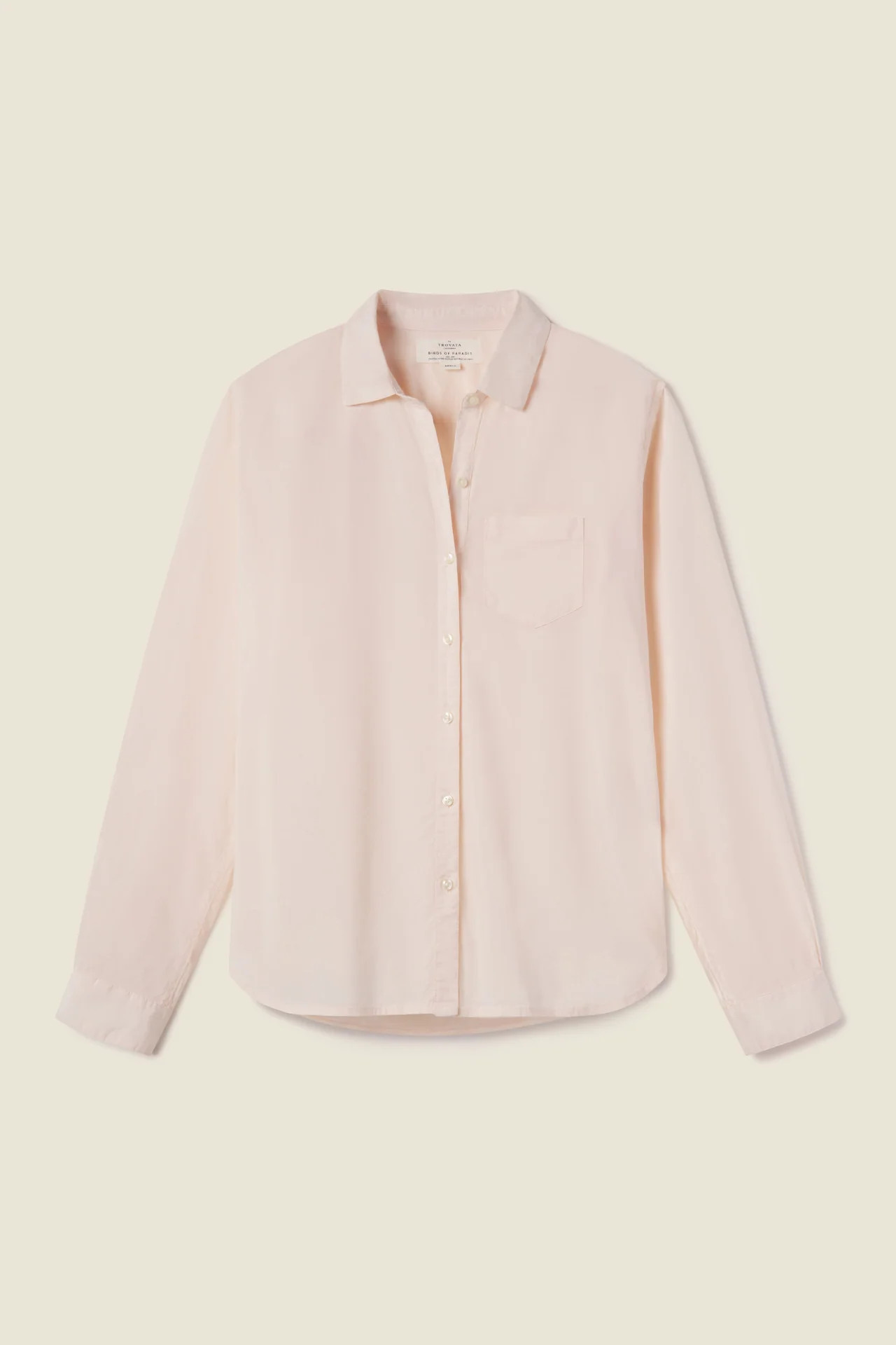 Grace Classic Shirt Blush | TROVATA