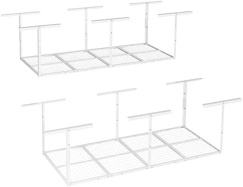 FLEXIMOUNTS 3x8 Overhead Garage Storage Rack, Adjustable Storage Organization System, Heavy Duty ... | Amazon (US)