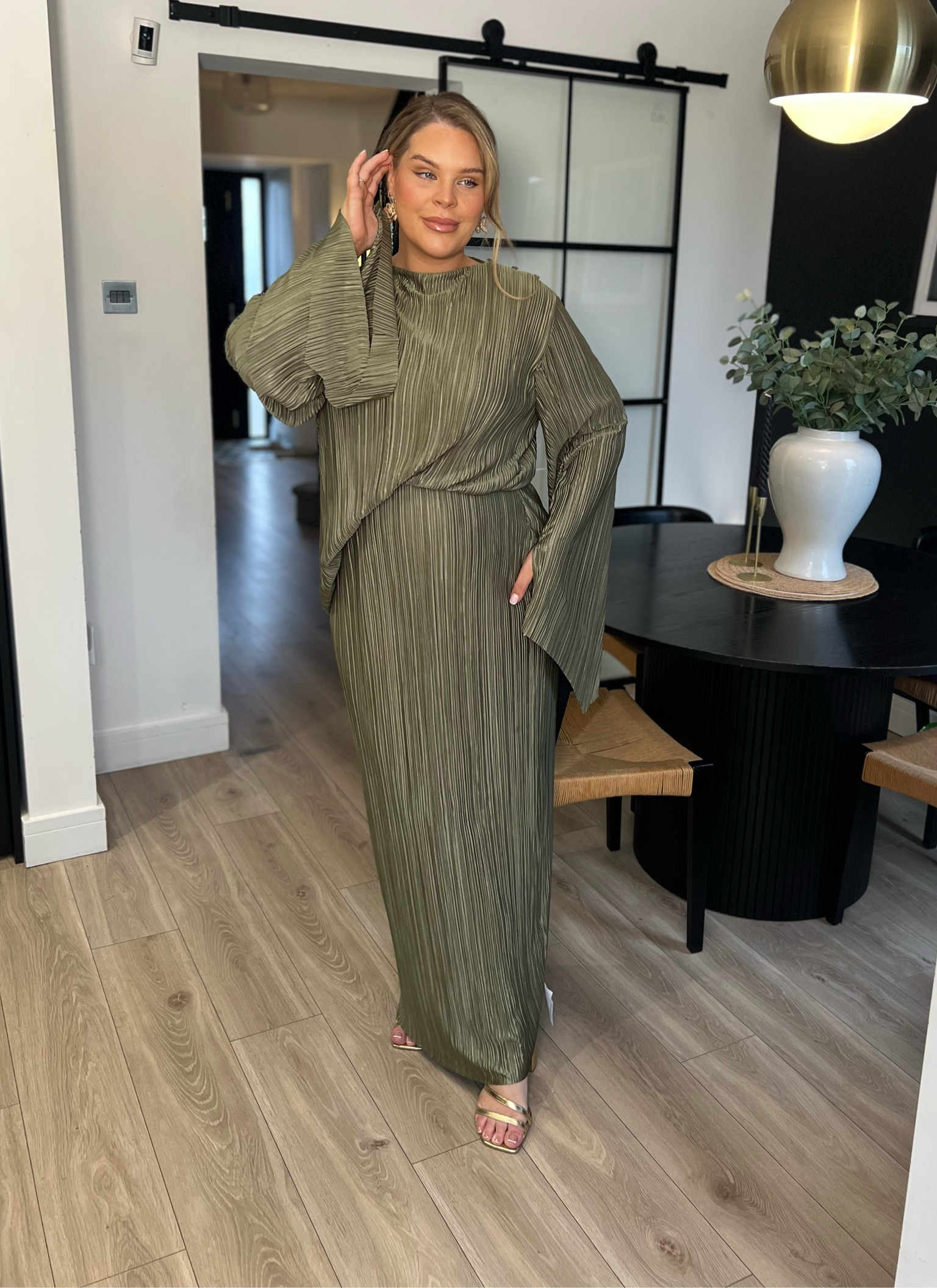 Wedding guest dress. Wedding guest outfit. Occassionwear. Maxi dress. Satin dress. Green dress. Plisse dress. ASOS dress. Maternity. Curve fashion. 

#LTKpartywear #LTKwedding #LTKuk