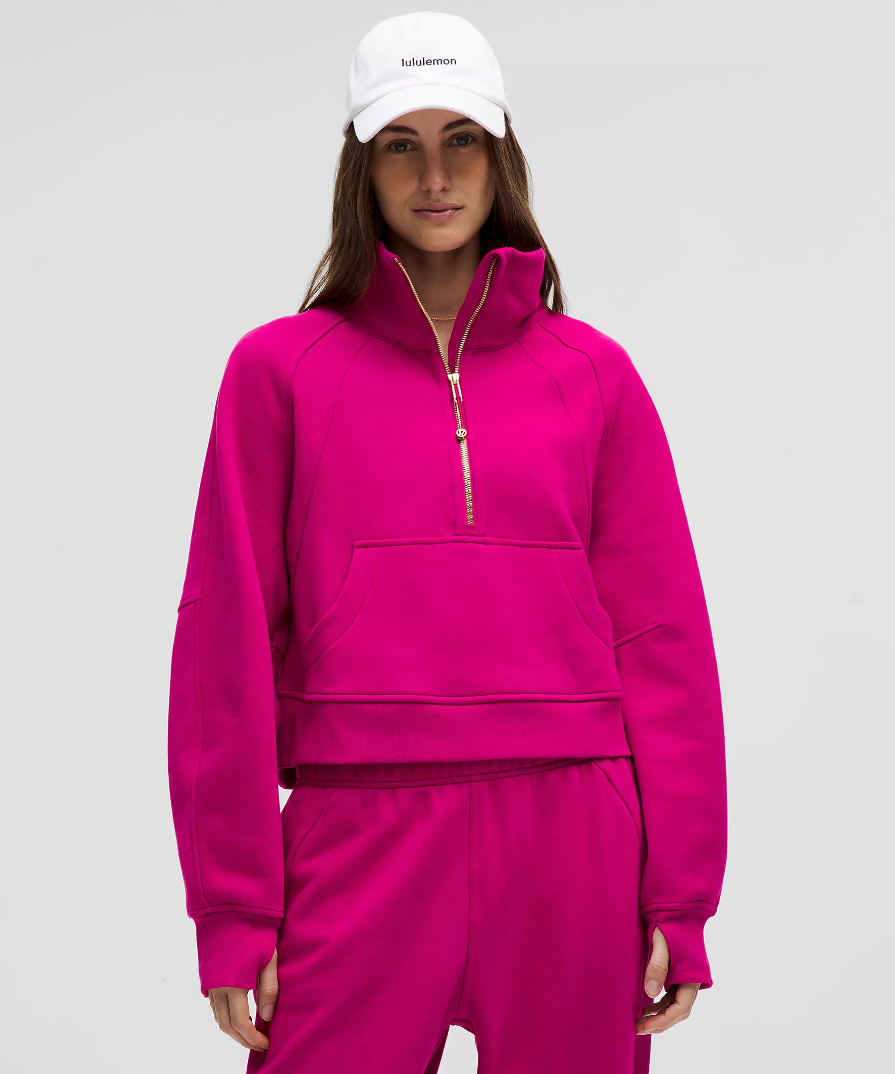 Scuba Oversized Funnel-Neck Half Zip | Women's Hoodies & Sweatshirts | lululemon | Lululemon (US)