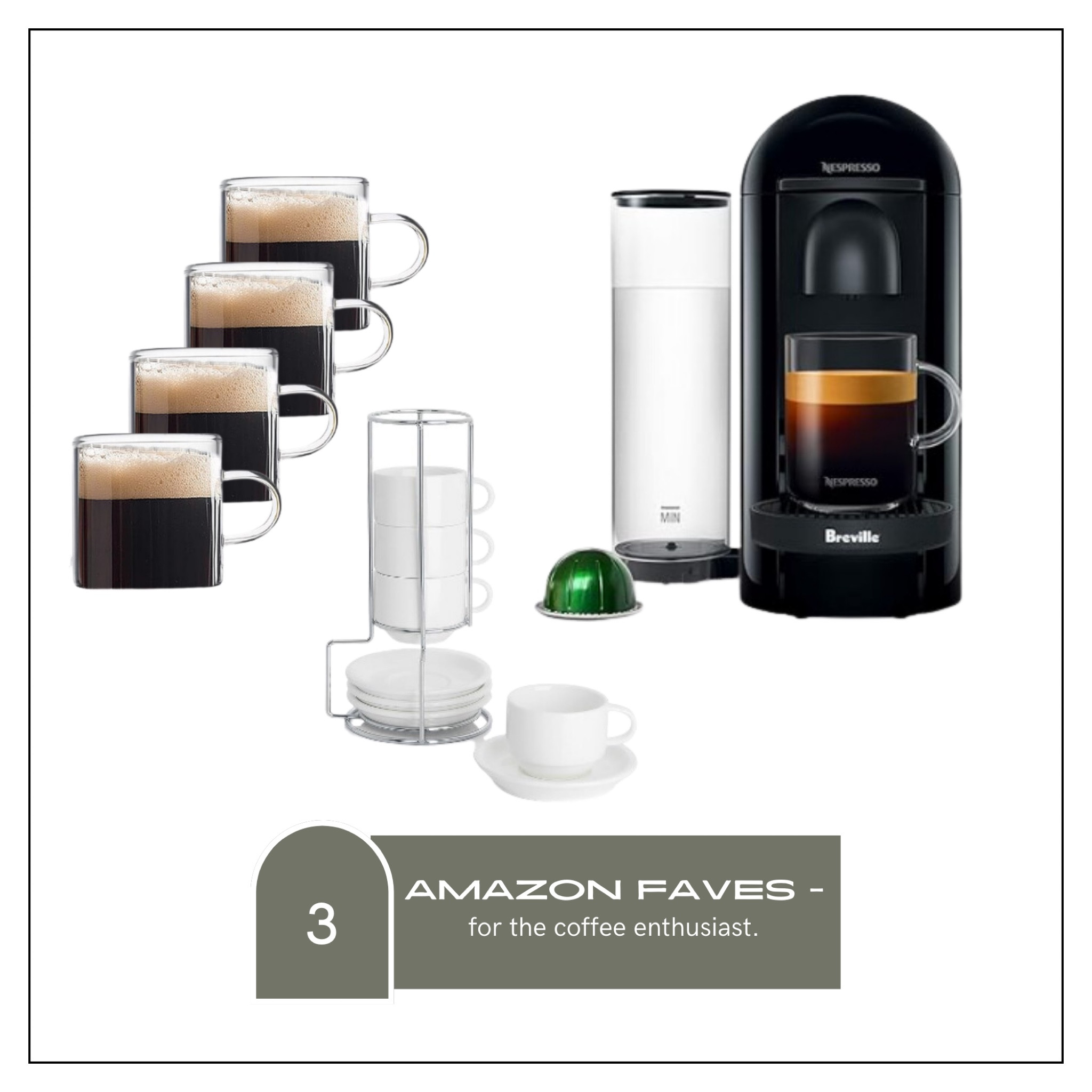 For my fellow coffee lovers: 
3 of my Amazon favorites are on sale! 

Get the Nespresso machine for 30% off! 

#LTKCyberWeek #LTKHoliday #LTKGiftGuide