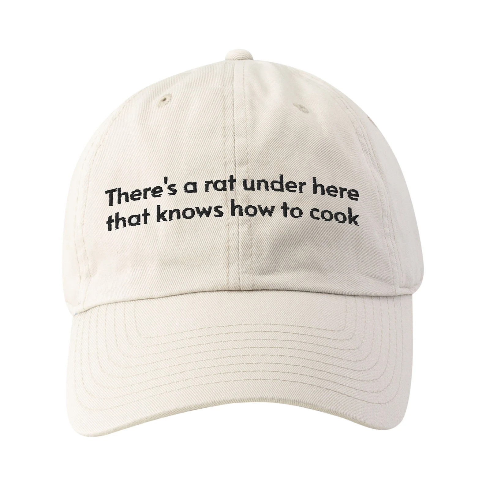 There's A Rat Under Here That Knows How to Cook Embroidered Adjustable Relaxed Fit Hat, Funny The... | Etsy (US)