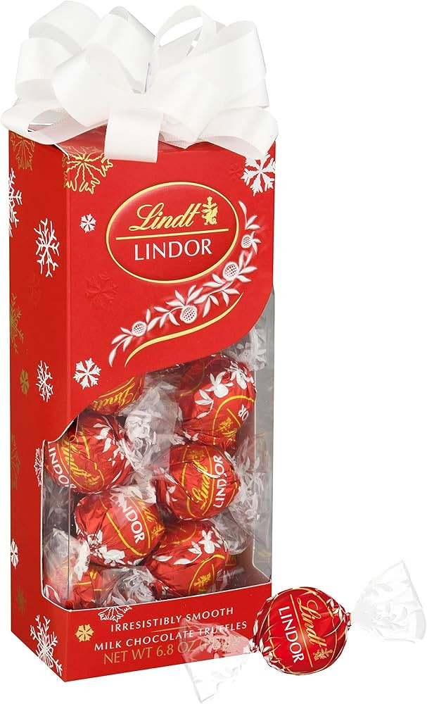 Lindt LINDOR Milk Chocolate Candy Truffles Traditions Gift Box, Milk Chocolates with Smooth, Melt... | Amazon (US)