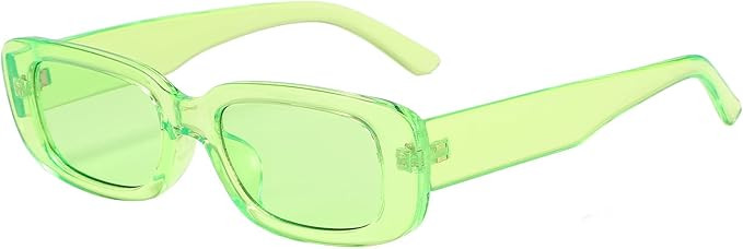 Przene Retro Rectangle Sunglasses Vintage Small Sunglasses UV Protection Glasse For Women/Men. | Amazon (US)