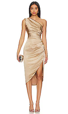 ELLIATT Cassini Dress in Gold from Revolve.com | Revolve Clothing (Global)