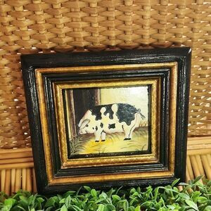 Seasons Of Cannon Falls Framed Pig Print Artist Pierre Deux French Country | Poshmark