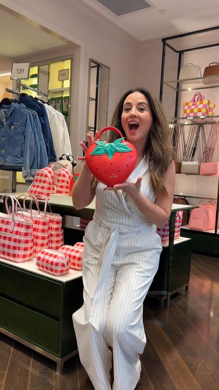 The cutest strawberry purse/bag for spring. Would be a cute bag as a gift for Mother’s Day 

#LTKover40 #LTKGiftGuide #LTKVideo