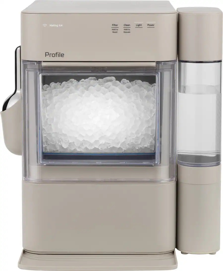 GE Profile - Opal 2.0 Ultra Nugget Ice Maker with Side Tank and Scale Inhibiting Filter - Stone W... | Best Buy U.S.