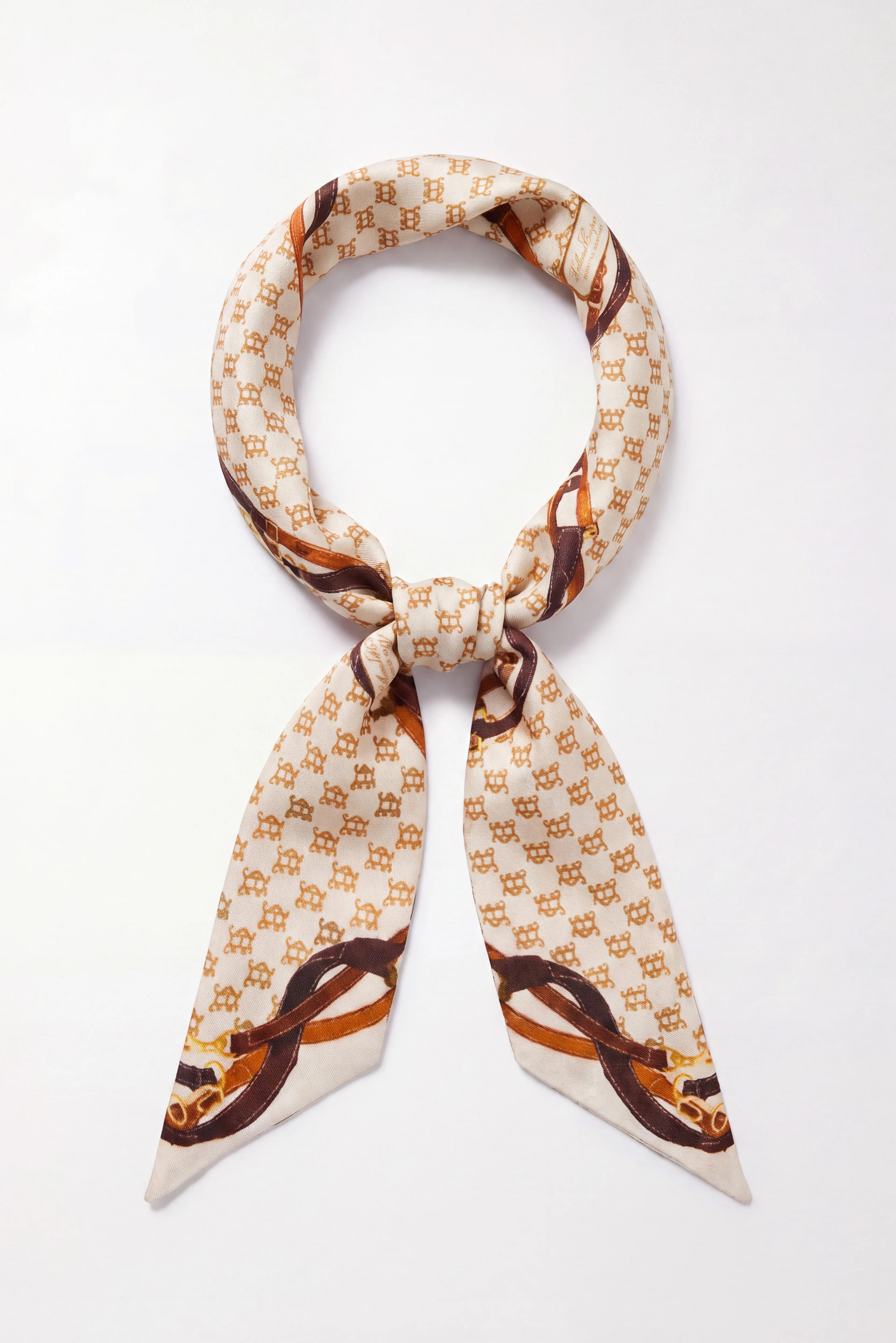 Twilly (Ecru Monogram) | Holland Cooper
