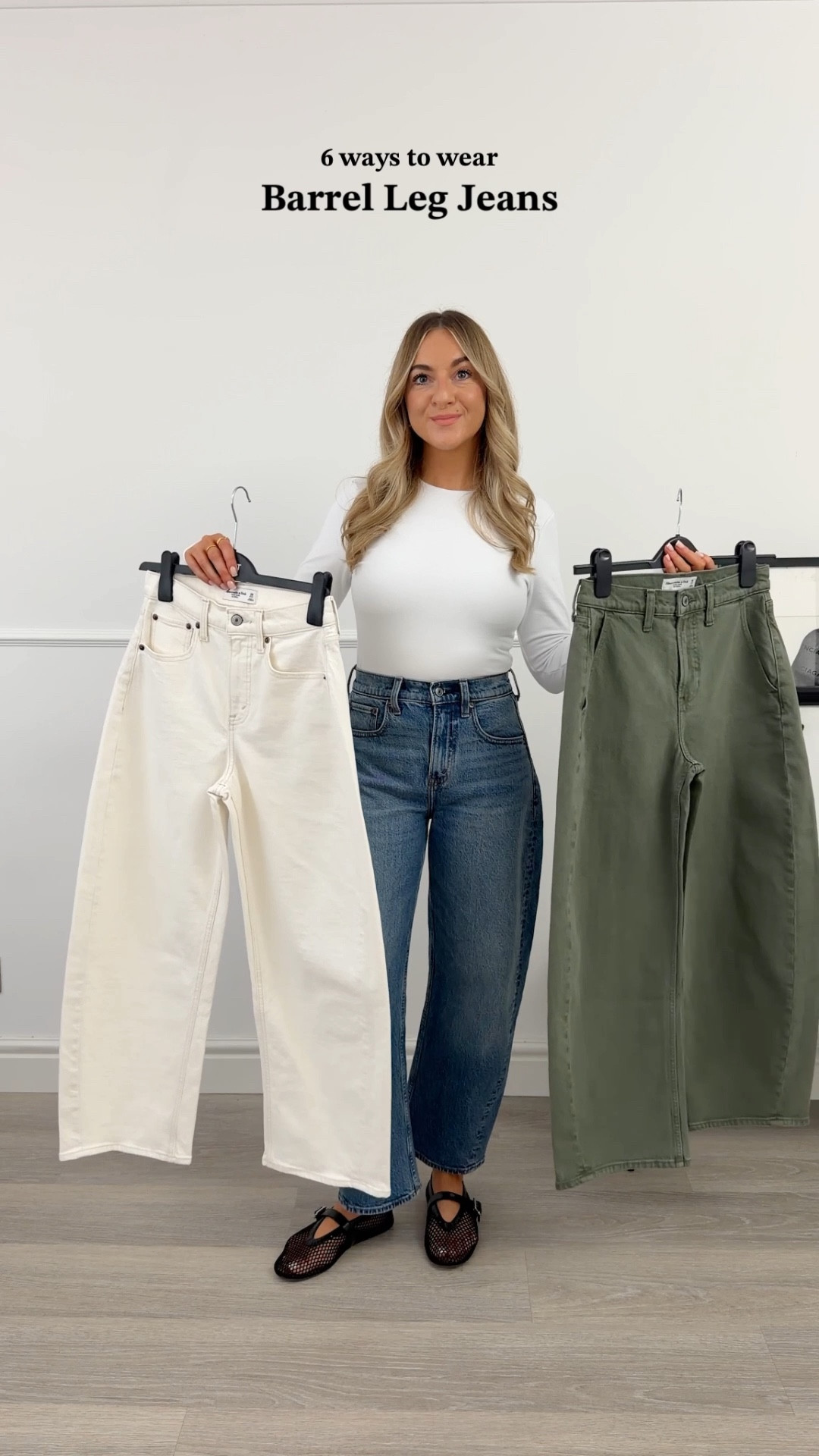 ad On offer this weekend! 😍 Comment shop & I’ll dm you the links 👇🏼 The @abercrombie barrel jeans have been a firm favourite of mine for a couple of years now & this season they’ve had an upgrade- high rise & new colours 👏 the perfect dress up or down jeans! These now come in 6 shades and 3 lengths #abercrombie partner 

#LTKXAbercrombieDenim #LTKsale #LTKspring