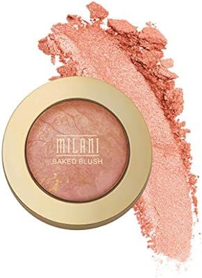 Milani Baked Blush - Luminoso (0.12 Ounce) Cruelty-Free Powder Blush - Shape, Contour & Highlight... | Amazon (US)