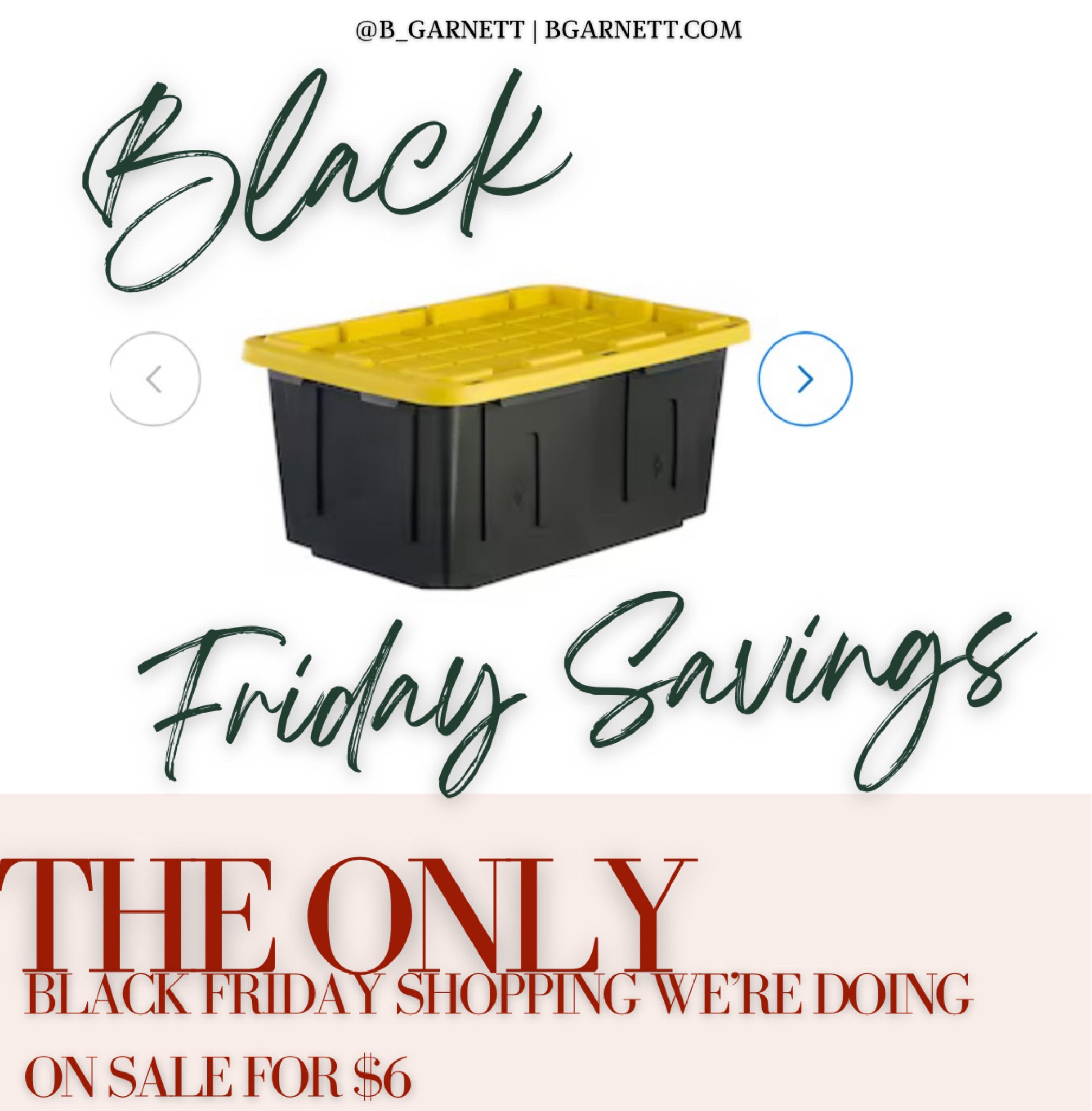 The only Black Friday shopping were doing. Stocking up on storage bins for all our items in prep for a big 2025 project 

Black Friday | storage bins | storage solutions 

#LTKHome #LTKHoliday #LTKCyberWeek