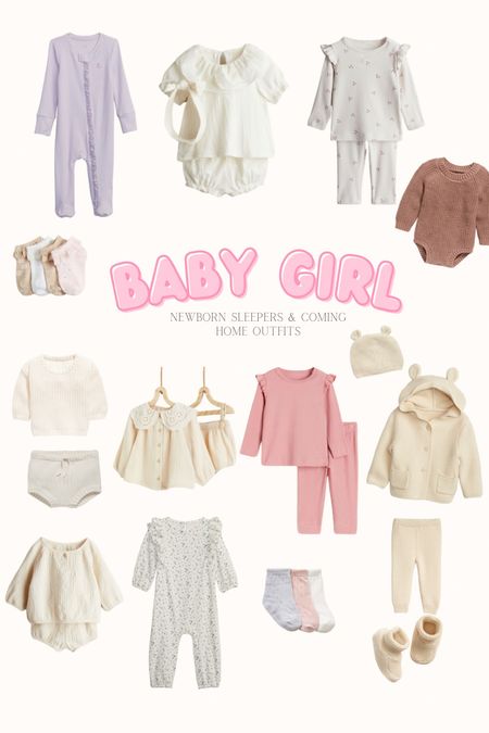 Baby girl newborn outfits, sleepers & coming home outfits! 💕🎀 

#LTKkids #LTKbaby #LTKfamily