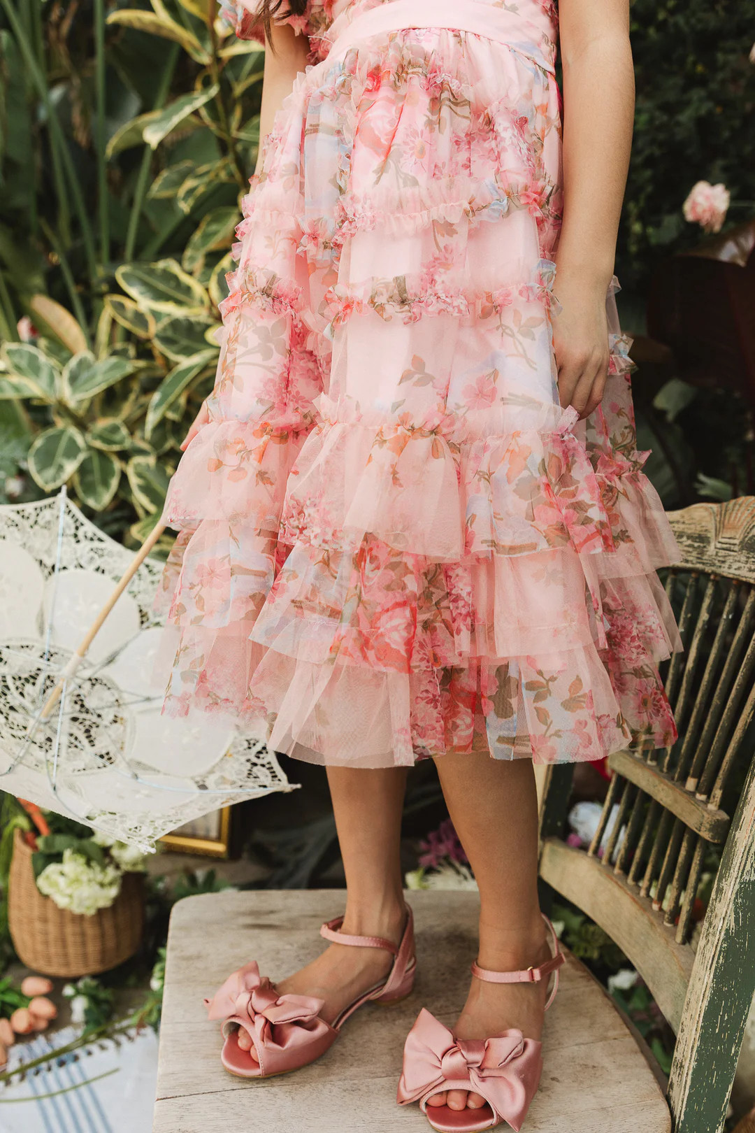Mini Alessi Dress in Pink Floral | Ivy City Co