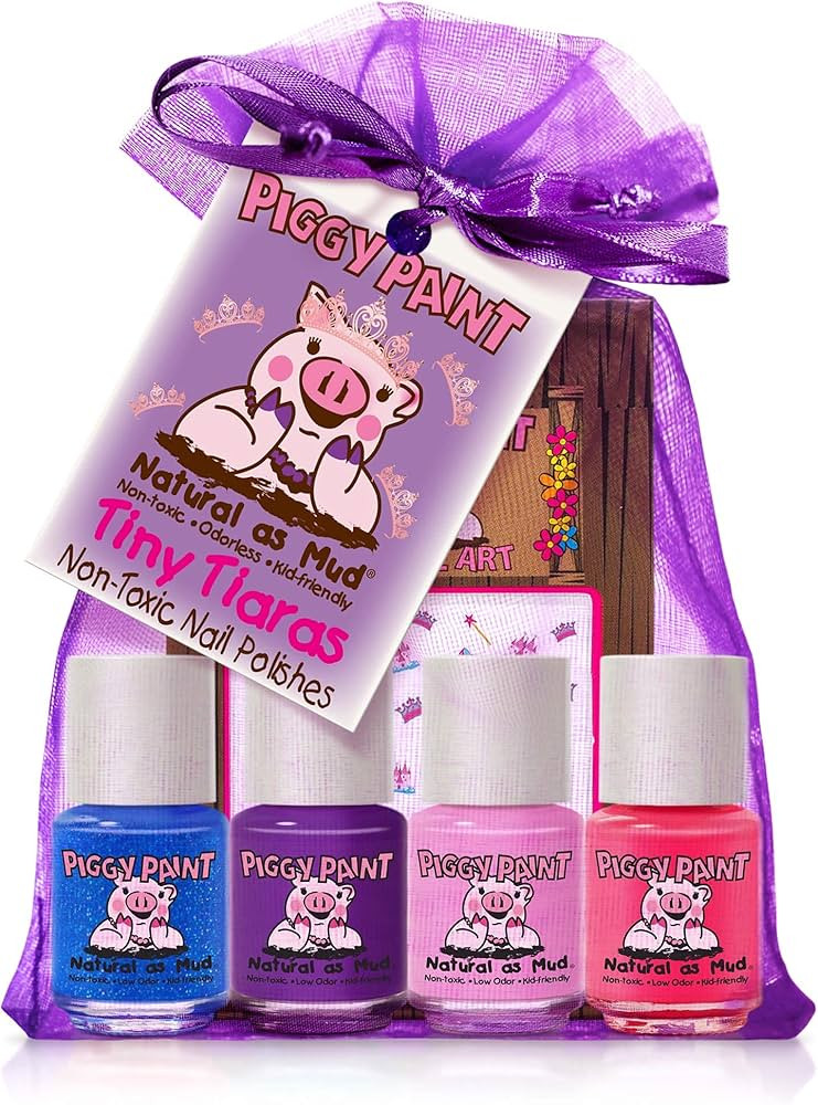 Piggy Paint | 100% Non-Toxic Girls Nail Polish | Safe, Cruelty-free, Vegan, & Low Odor for Kids |... | Amazon (US)