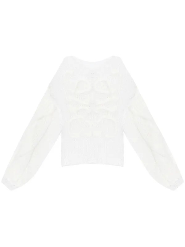 LOEWE anagram-embroidered Jumper - Farfetch | Farfetch Global