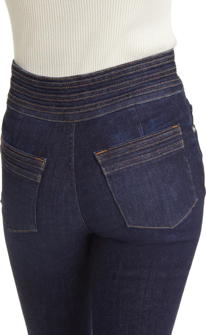 Le High Two-Button Flare Jeans | Nordstrom