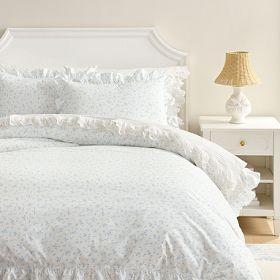 LoveShackFancy Prairie Wildflower Organic Duvet Cover | Pottery Barn Teen