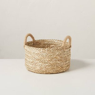 Click for more info about Braided Grass Storage Basket - Hearth & Hand™ with Magnolia