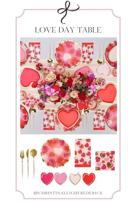 The cutest one stop shop for the perfect love day table 

#LTKSeasonal #LTKGiftGuide #LTKparties