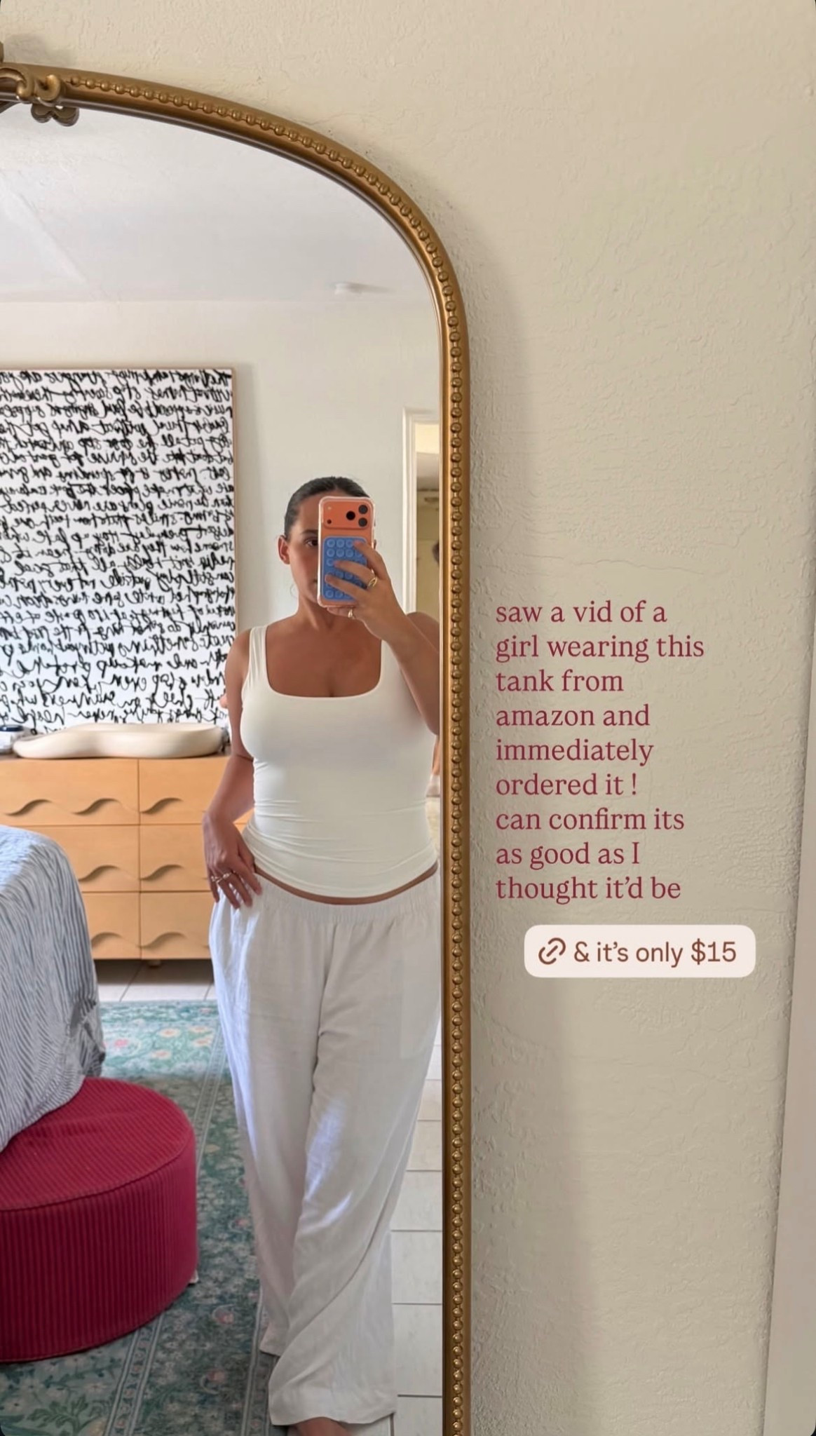 my tank 💫
#tanktop #outfit #springsale 

#LTKgrwm #LTKootd #LTKmomlife