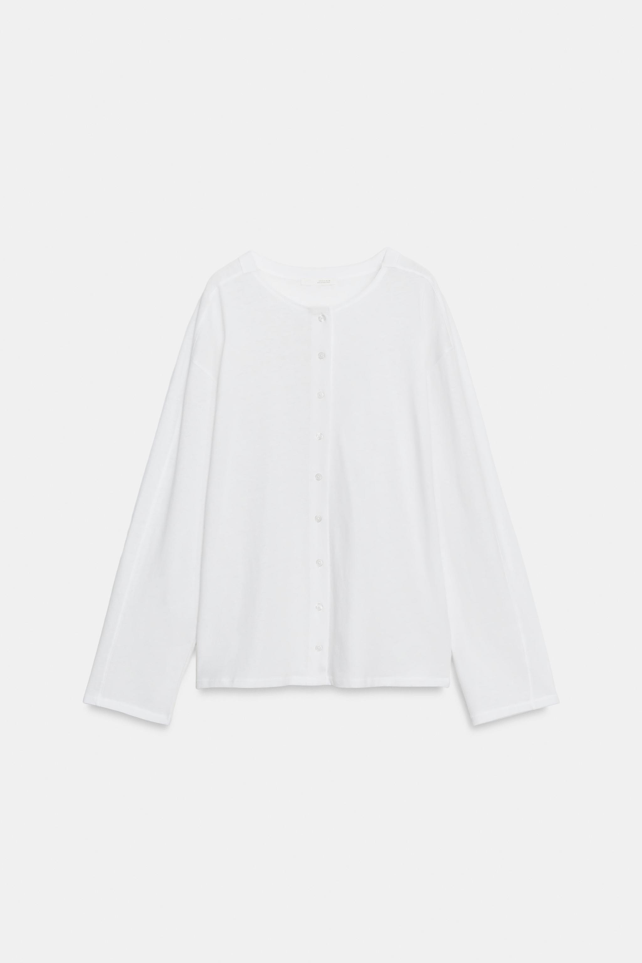 BUTTON T-SHIRT | Zara UK