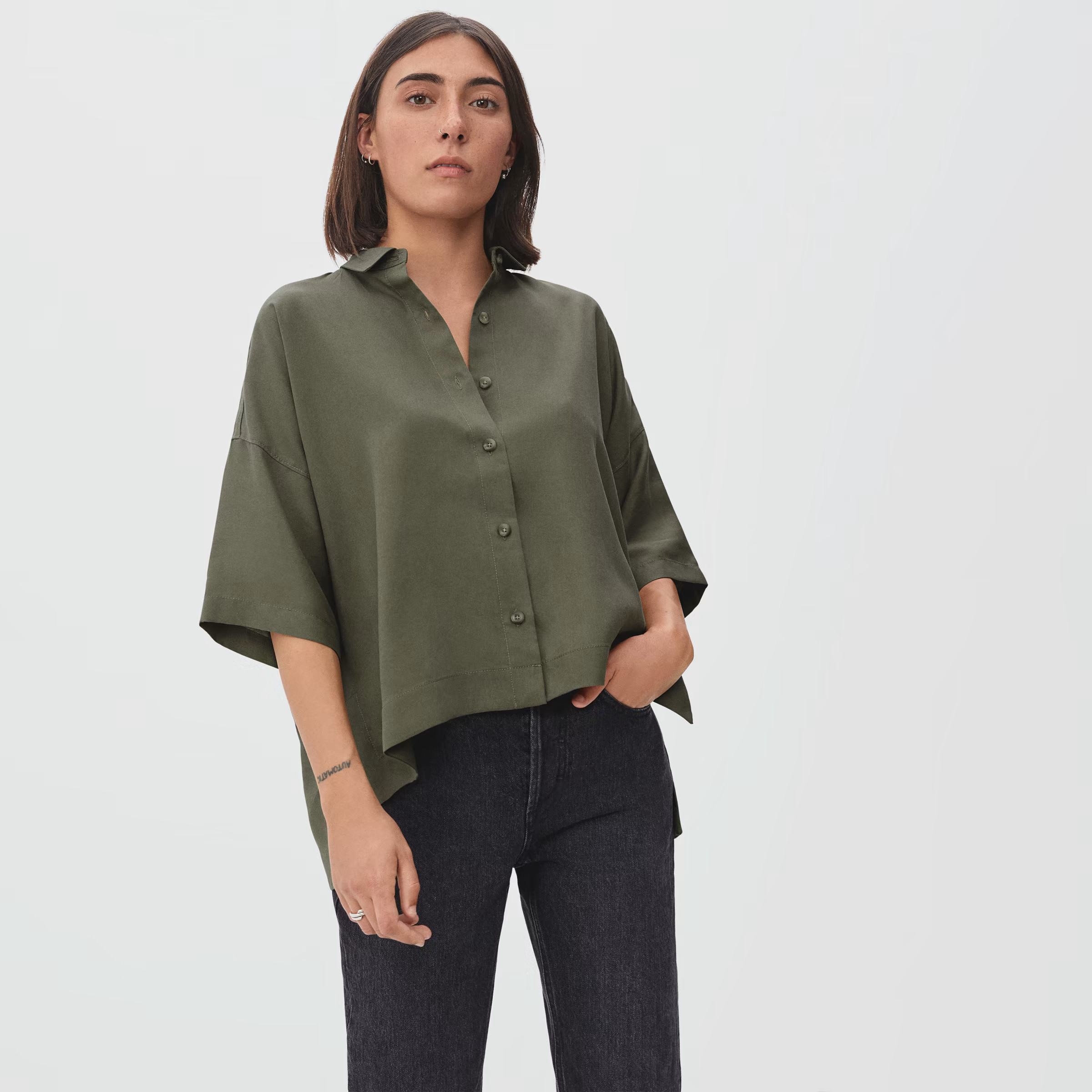 The Drapey Square Shirt | Everlane