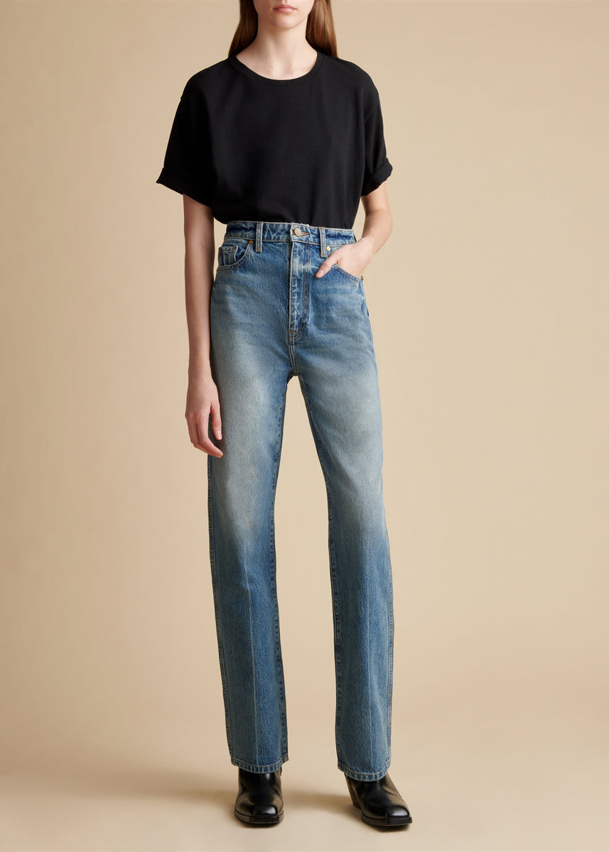 The Danielle Stretch Jean in Columbus | Khaite