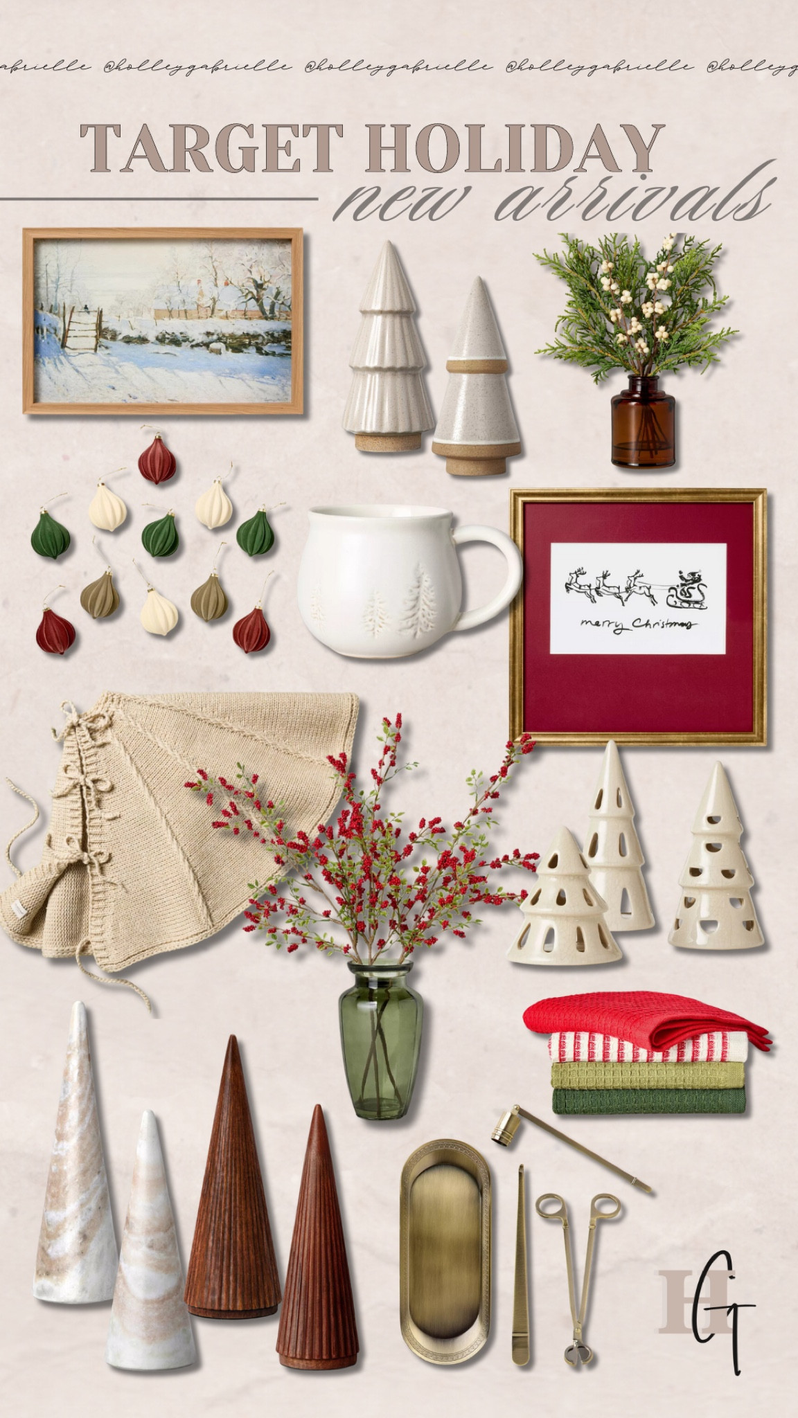 Brand NEW 2024 HOLIDAY arrivals at Target🎄🎅🏻✨y’all know I was ready & excited 🙈 lots sold out quick but it’ll restock! These were some of my fave items! 

New arrivals /  Christmas / studio McGee decor / hearth and hand decor / neutrals / cozy / home styling / Holley Gabrielle / threshold / trees 

#LTKSeasonal #LTKHoliday #LTKHome