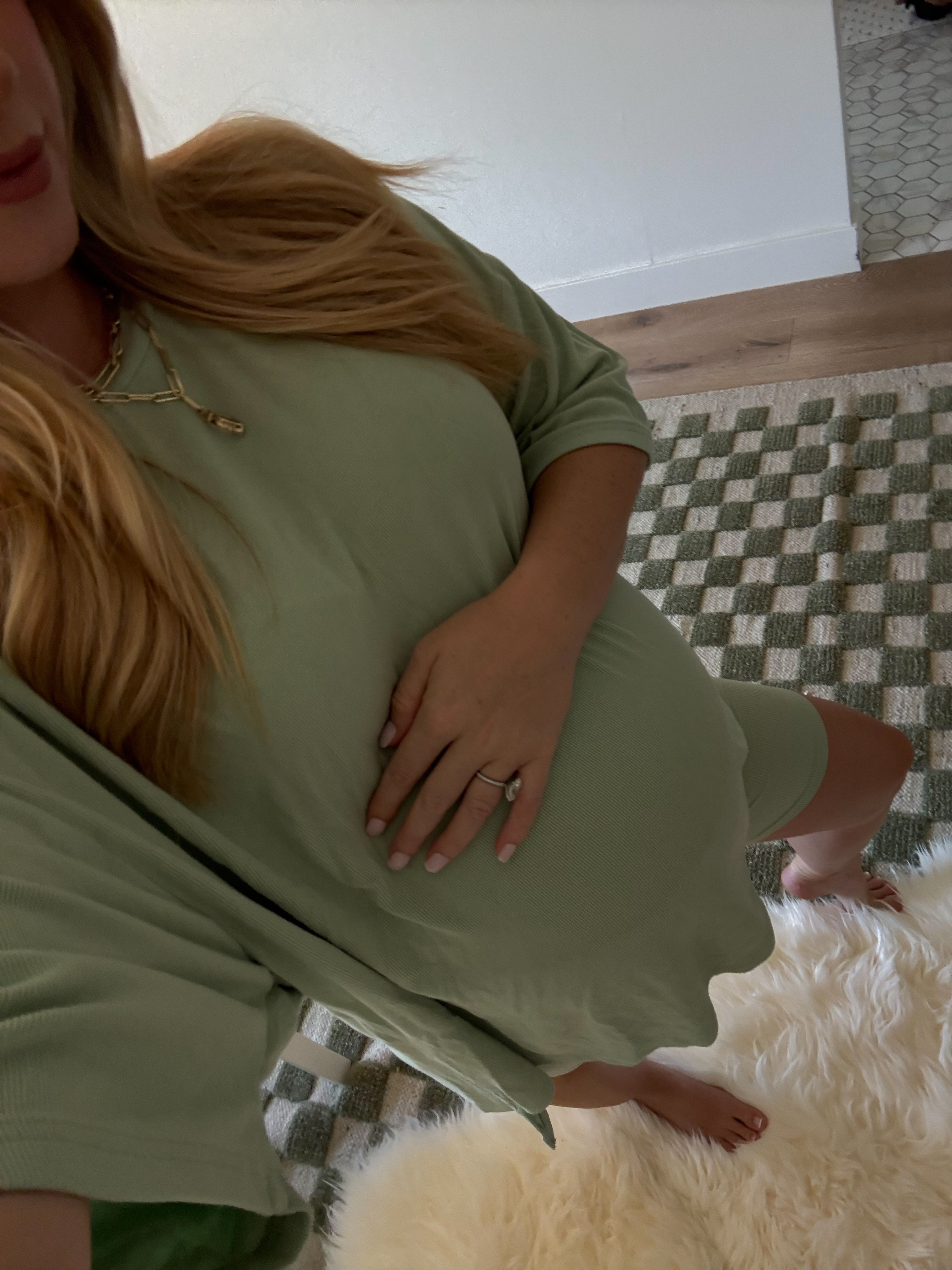 in my favorite set from The Foxy Kind! so good for maternity  

 #LTKStyleTip #LTKBump