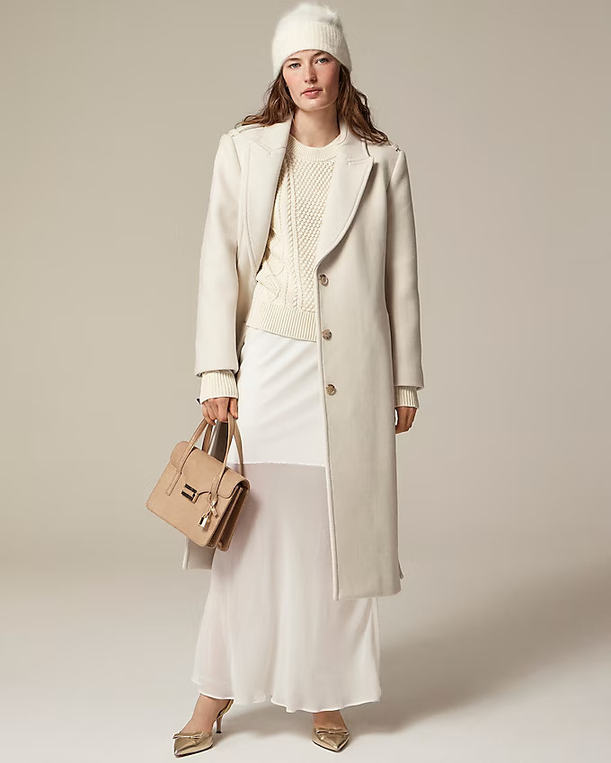 Cotton cable-knit crewneck sweater | J. Crew US