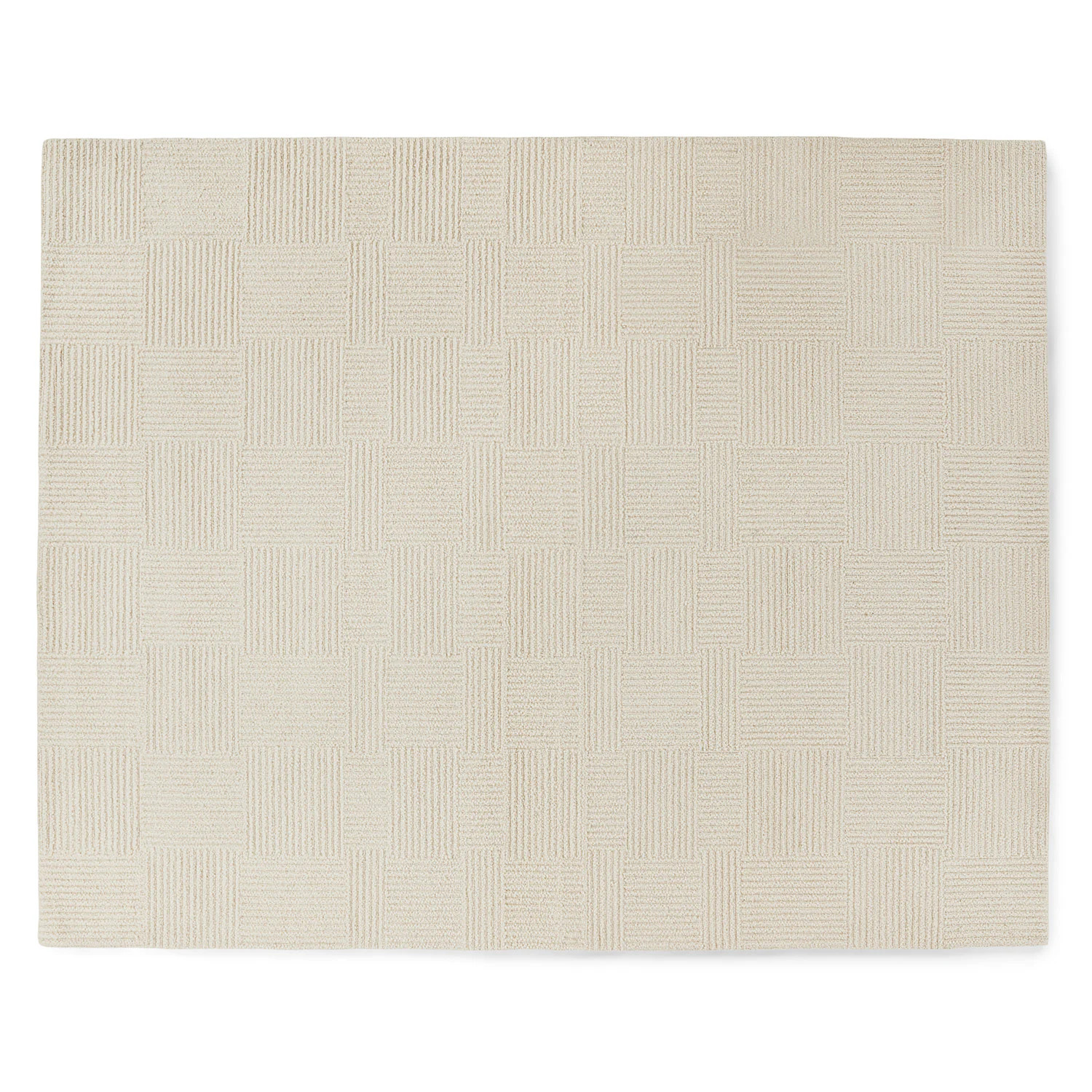 Clyde 8 x 10 Wool Rug - Textured Ivory | Article