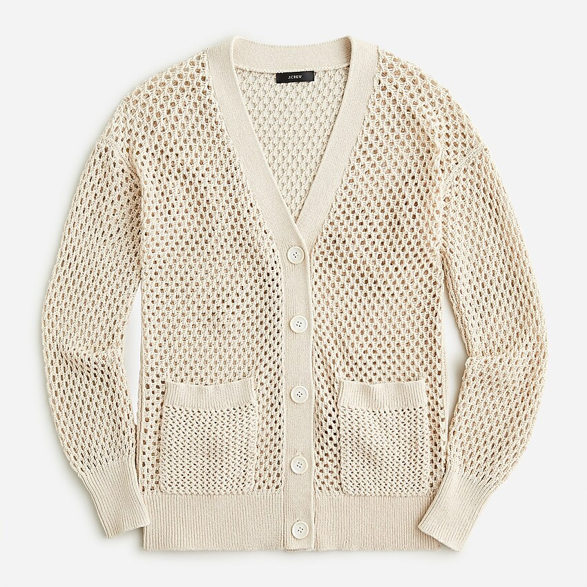 Crochet cardigan sweater | J. Crew US