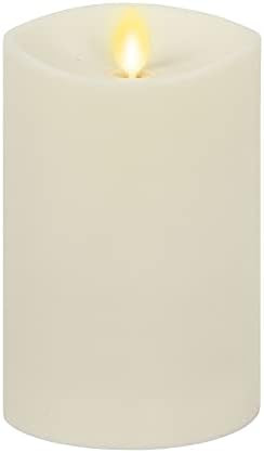 Amazon.com: Luminara Realistic Artificial Moving Flame Outdoor Pillar Candle - Moving Flame LED B... | Amazon (US)