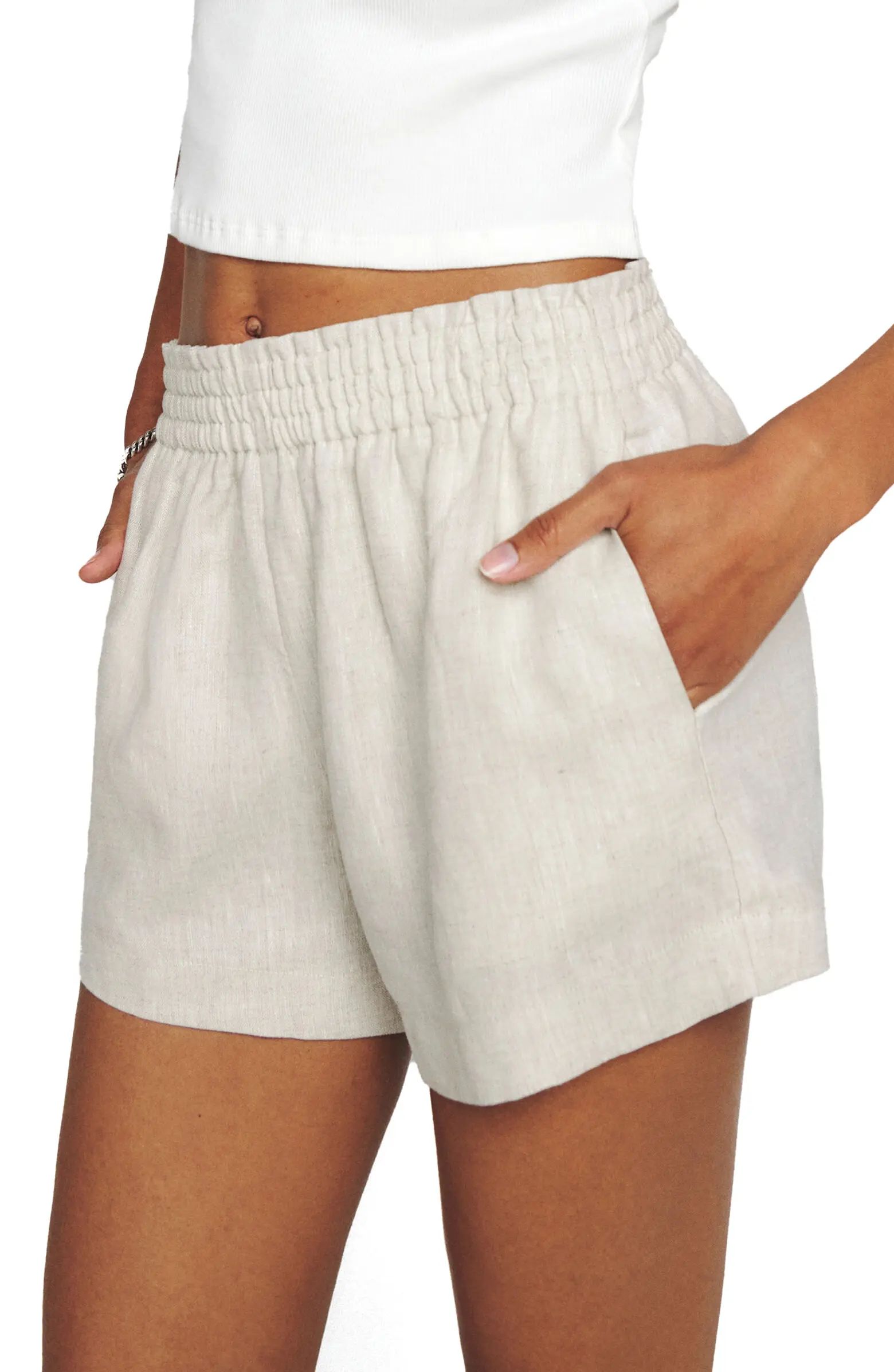 Mila Linen Shorts | Nordstrom
