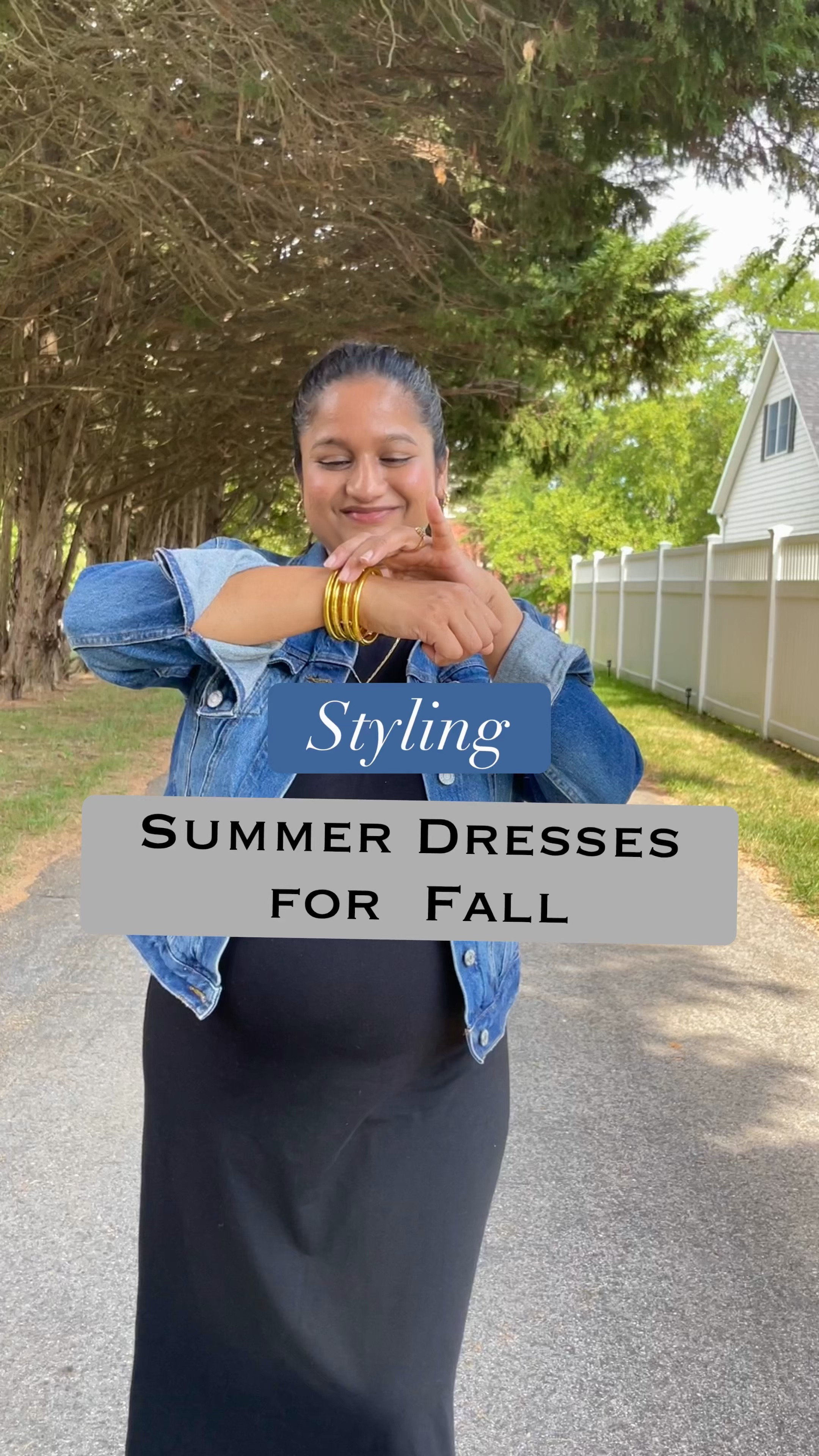 Styling my favorite summer dresses from Target for Fall. Fall outfit ideas 

@targetstyle dress 
@loft denim jacket 
@jcrew corllarless sweater blazer  in size S 
@madewell leather knee high boots 

#LTKFallSale #LTKFindsUnder50 #LTKBump