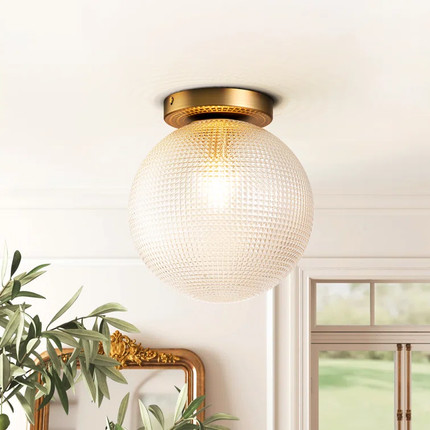 Brunsville Glass Flush Mount