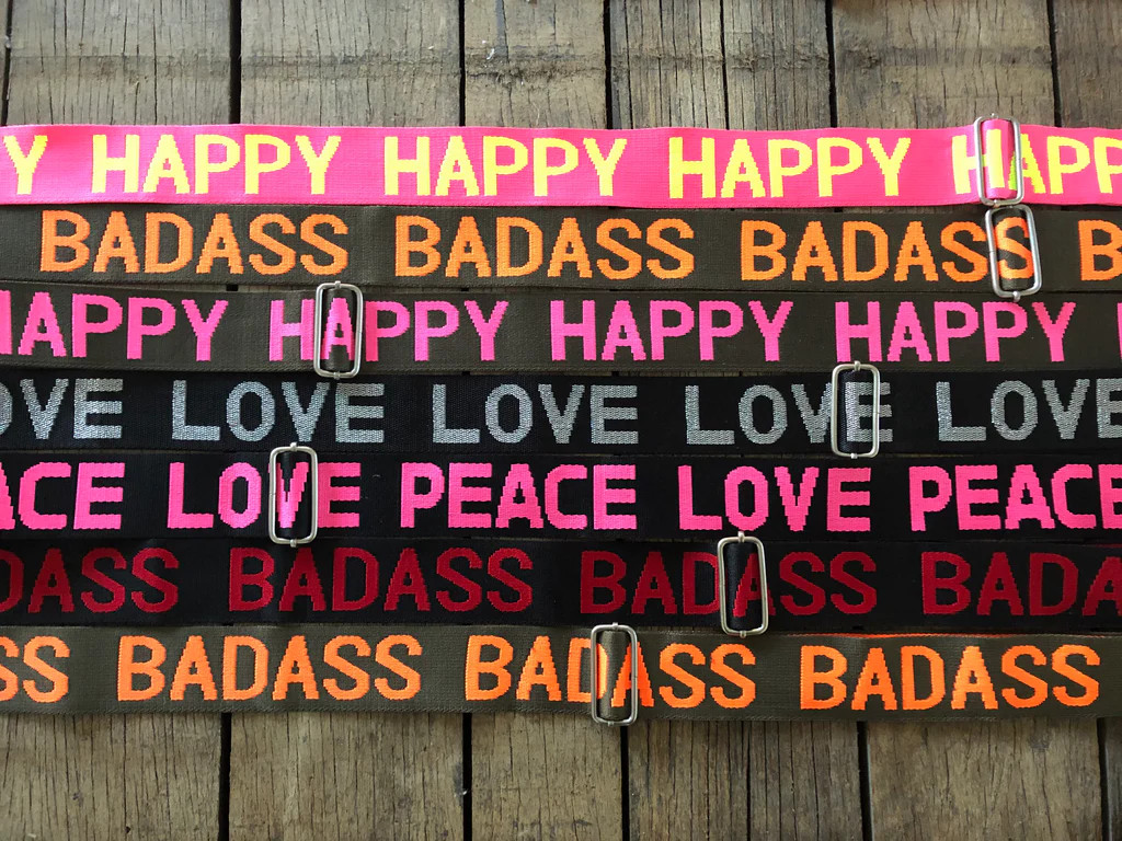 Koala Straps: Black & Red - BADASS | Quilted Koala