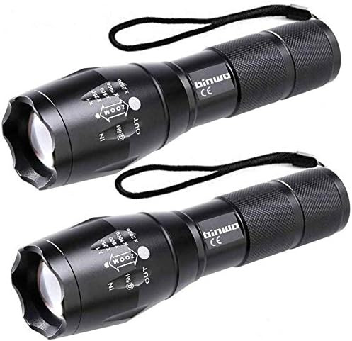 LED Tactical Flashlight, BINWO Super Bright High Lumen XML T6 LED Flashlights Portable Outdoor Water | Amazon (US)